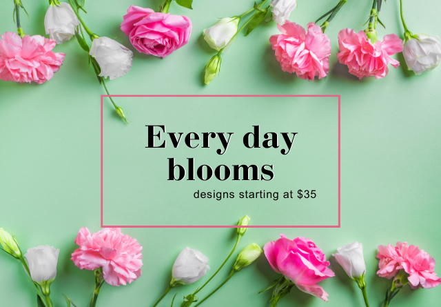 Every day value and petite bouquets